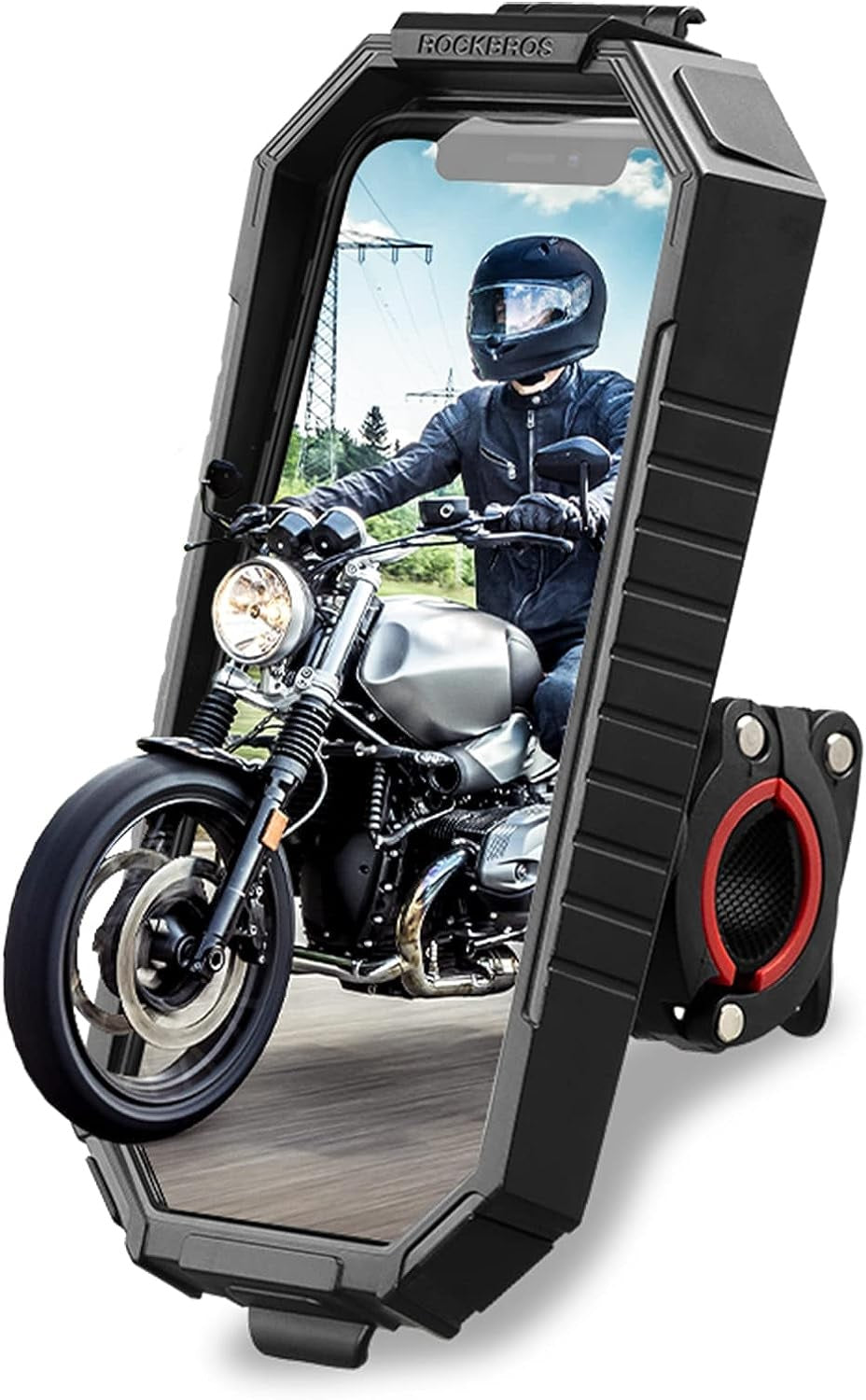 Suporte ROCKBROS suporte para celular bicicleta motocicleta universal 360° à prova d'água