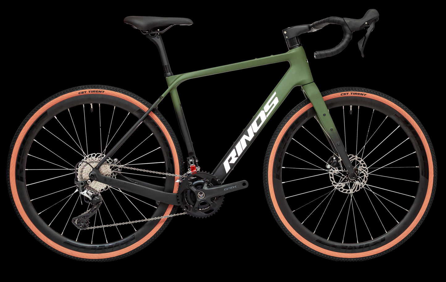 Bicicleta de cascalho de carbono RINOS Sandman 6.0 Shimano GRX600