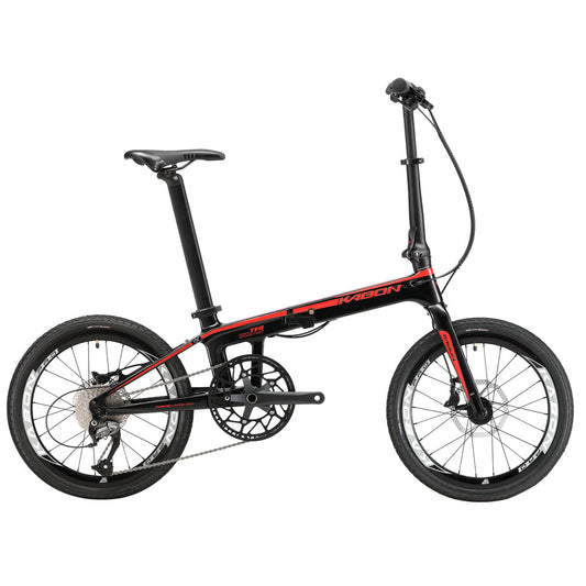 KABON City Bicicleta dobrável Carbono Shimano Altus 9 velocidades 20 polegadas