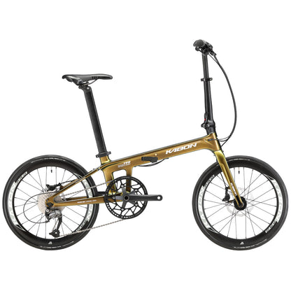 KABON City Bicicleta dobrável Carbono Shimano Altus 9 velocidades 20 polegadas