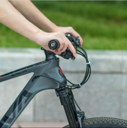 ROCKBROS Punhos de bicicleta com trava para guidão MTB preto antiderrapante