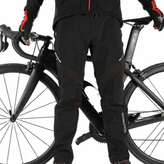 ROCKBROS calças compridas à prova de vento calças esportivas de ciclismo M-4XL