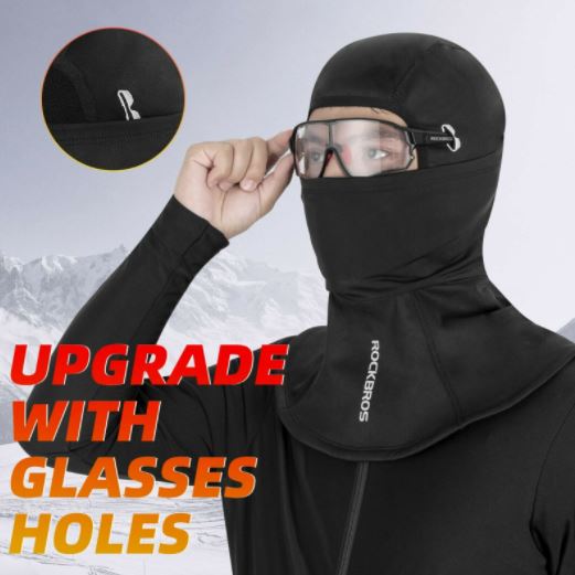 ROCKBROS Capô para Bicicleta de Inverno Balaclava Quente