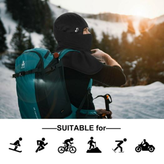 ROCKBROS Capô para Bicicleta de Inverno Balaclava Quente