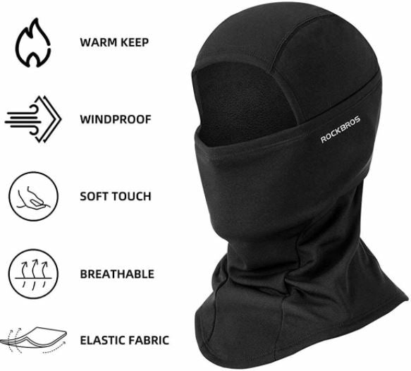 ROCKBROS Bicicleta de Inverno/mota de Outono de Balaclava para desportos ao ar livre