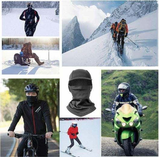 ROCKBROS Máscara de Balaclava de Inverno Máscara de Motocicleta com Boné Quente