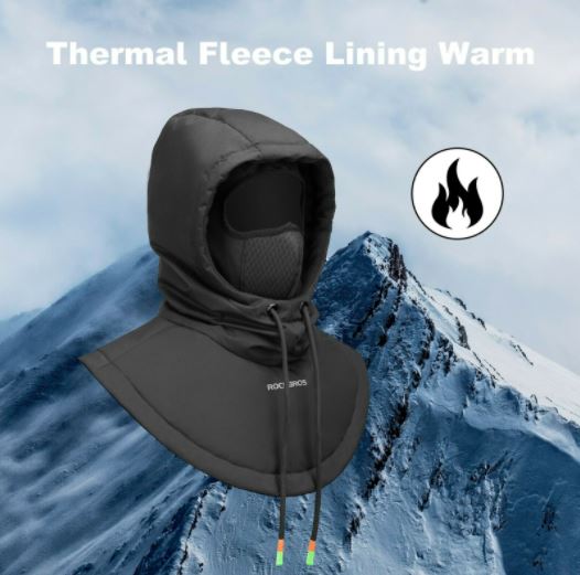 ROCKBROS Máscara de Esqui Balaclava Máscara de Inverno Máscara Térmica