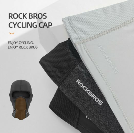 ROCKBROS Bandana de motocicleta respirável UPF50+ Seda de Gelo de Verão