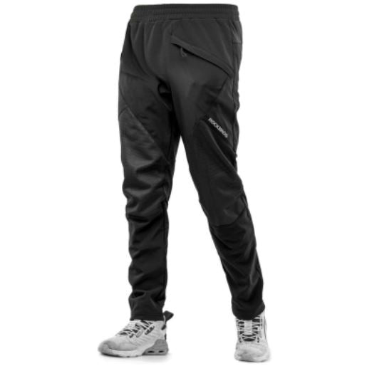 ROCKBROS Calções de Ciclismo Calças de Inverno Masculin Termo-ciclismo à prova de vento M-4XL