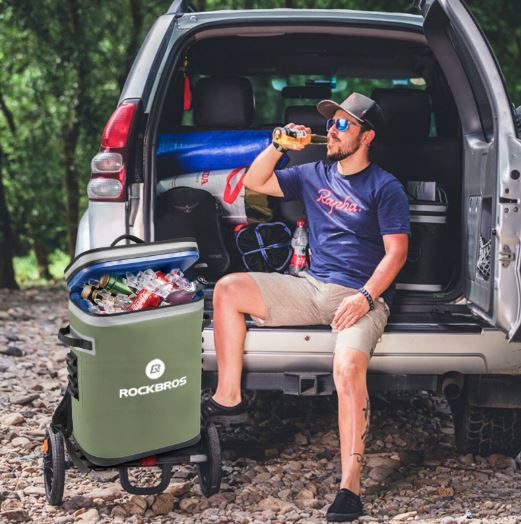 ROCKBROS 20L Saco Refrigerador à prova de água Saco para piquenique de campismo