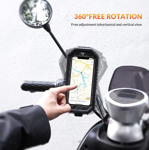 Suporte ROCKBROS suporte para celular bicicleta motocicleta universal 360° à prova d'água