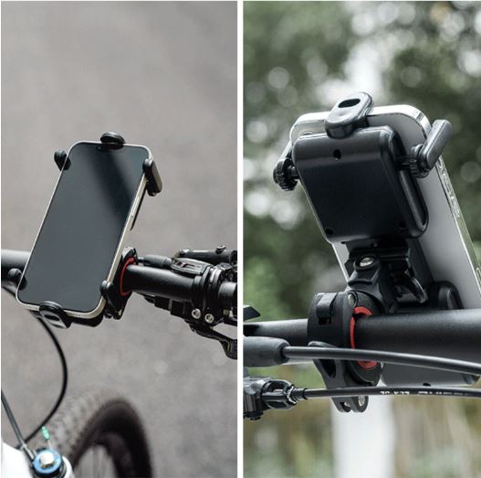 ROCKBROS bicicleta suporte para telemóvel suporte para moto guiador 360° smartphone universal