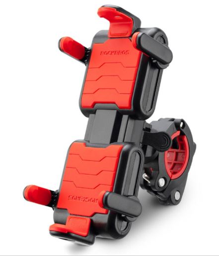 ROCKBROS bicicleta suporte para telemóvel suporte para moto guiador 360° smartphone universal