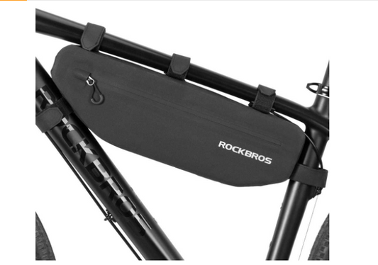 ROCKBROS AS-0433 bolsa de quadro de bicicleta bolsa triângulo ca.3L/4L preto