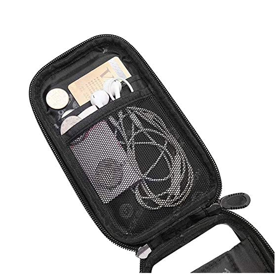 ROCKBROS Bolsa de quadro de bicicleta 030-60BK com bolso para celular de até 6,0 polegadas