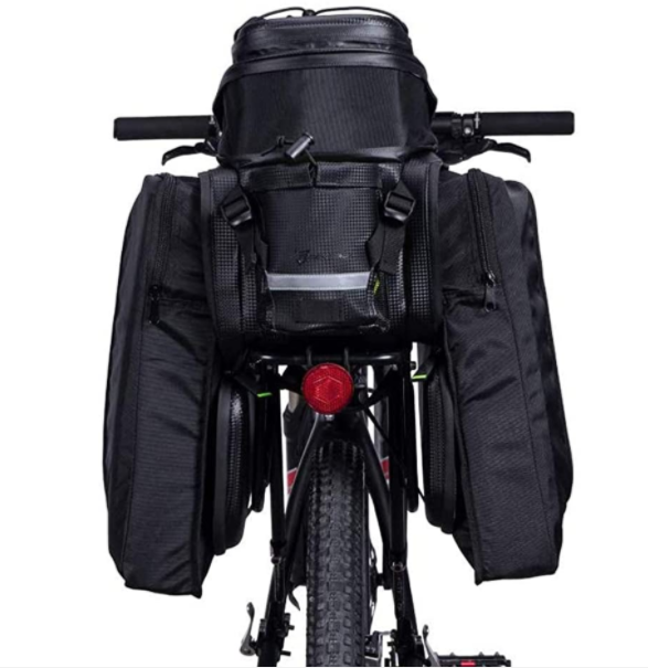 ROCKBROS Bolsa traseira para bicicleta A6-6 bolsa para câmera 10-35L