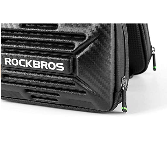 ROCKBROS Bolsa de quadro de bicicleta B53 com capa de celular 5,8 polegadas