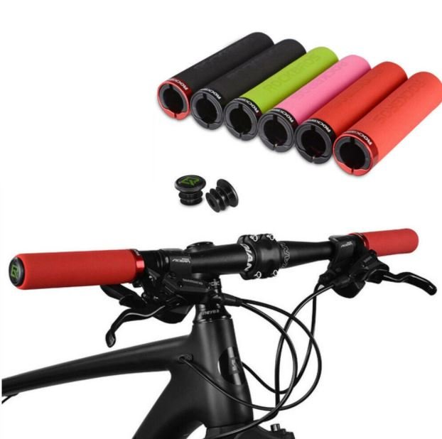 ROCKBROS Punhos de guidão BT1001 Punhos de bicicleta ultraleves antiderrapantes