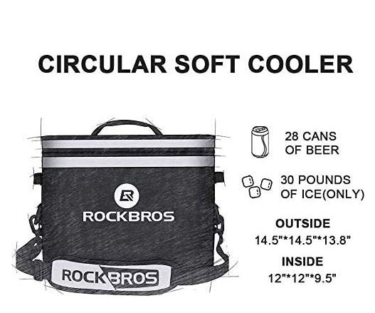 ROCKBROS BX002 bolsa térmica à prova d'água 17L caixa isolada