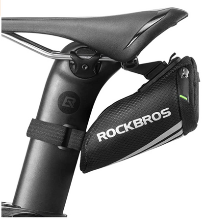 ROCKBROS C28 alforje bolsa de assento de bicicleta com alças de fixação/com suporte