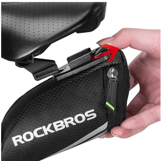 ROCKBROS C28 alforje bolsa de assento de bicicleta com alças de fixação/com suporte