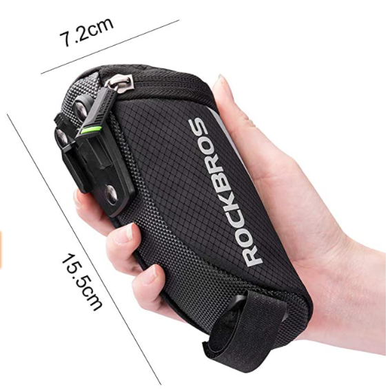 ROCKBROS C28 alforje bolsa de assento de bicicleta com alças de fixação/com suporte