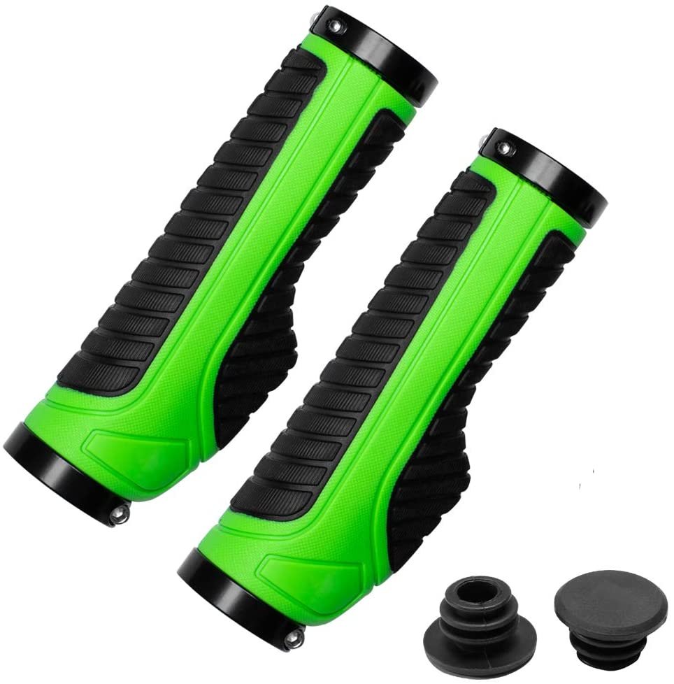 ROCKBROS Punhos de guidão de bicicleta ergonômicos antiderrapantes 22 mm