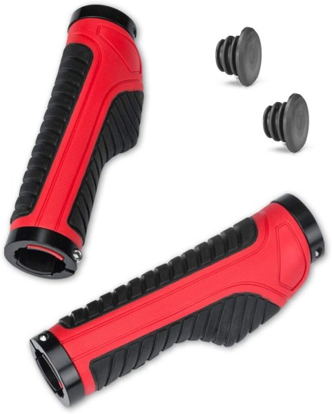 ROCKBROS Punhos de guidão de bicicleta ergonômicos antiderrapantes 22 mm