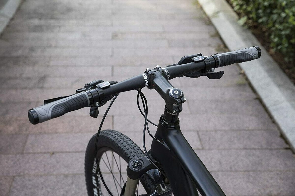 ROCKBROS Punhos de guidão de bicicleta ergonômicos antiderrapantes 22 mm