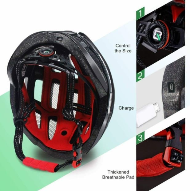 ROCKBROS capacete de bicicleta capacete de segurança ao ar livre tamanho 57-62 cm multifuncional