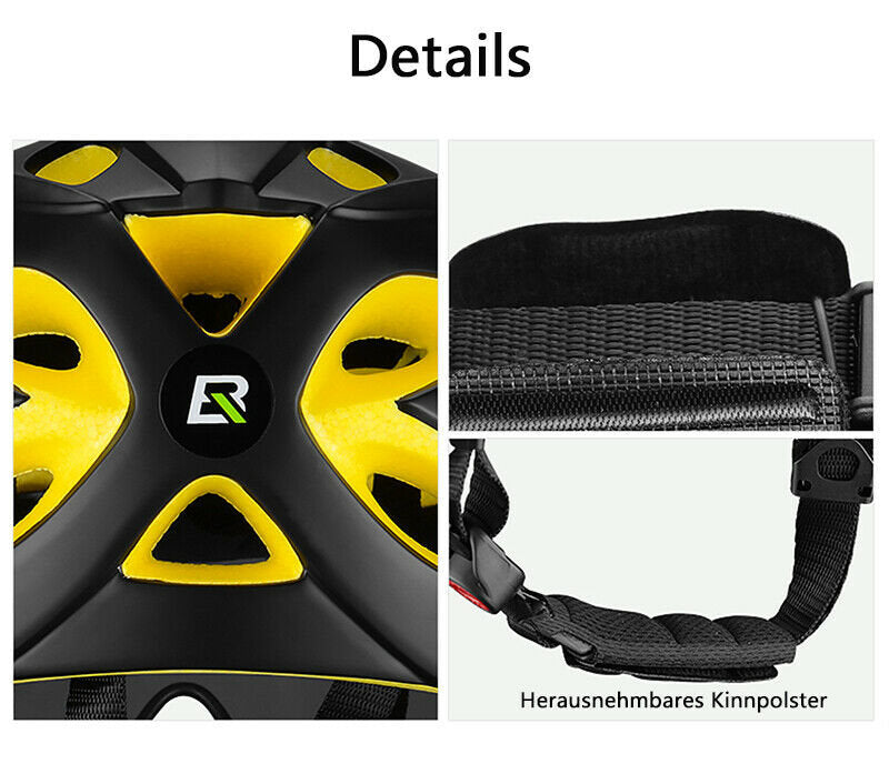 ROCKBROS Capacete de ciclismo de estrada TT-16 conjunto flexível