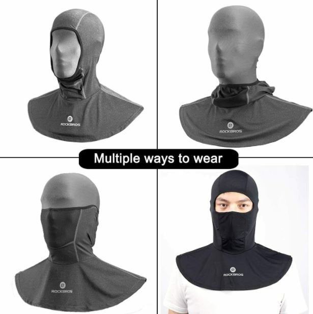 ROCKBROS verão balaclava capuz cabeça bicicleta/motocicleta bandanas UPF50 +