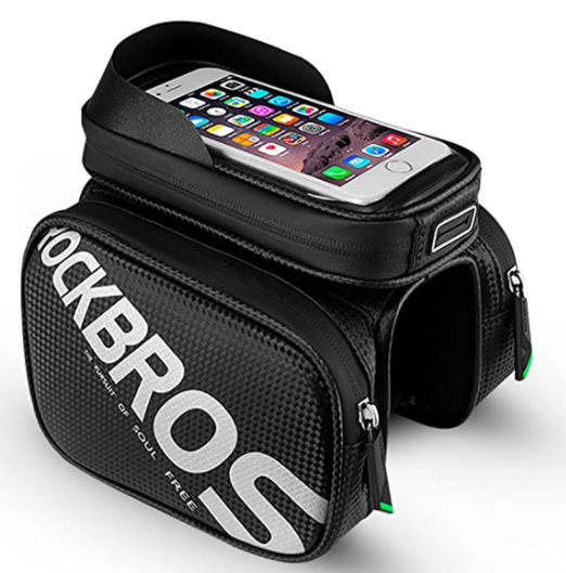 ROCKBROS ZH009-8 Bolsa de quadro à prova d'água TPU Touchscreen para 5,8/6,0 polegadas