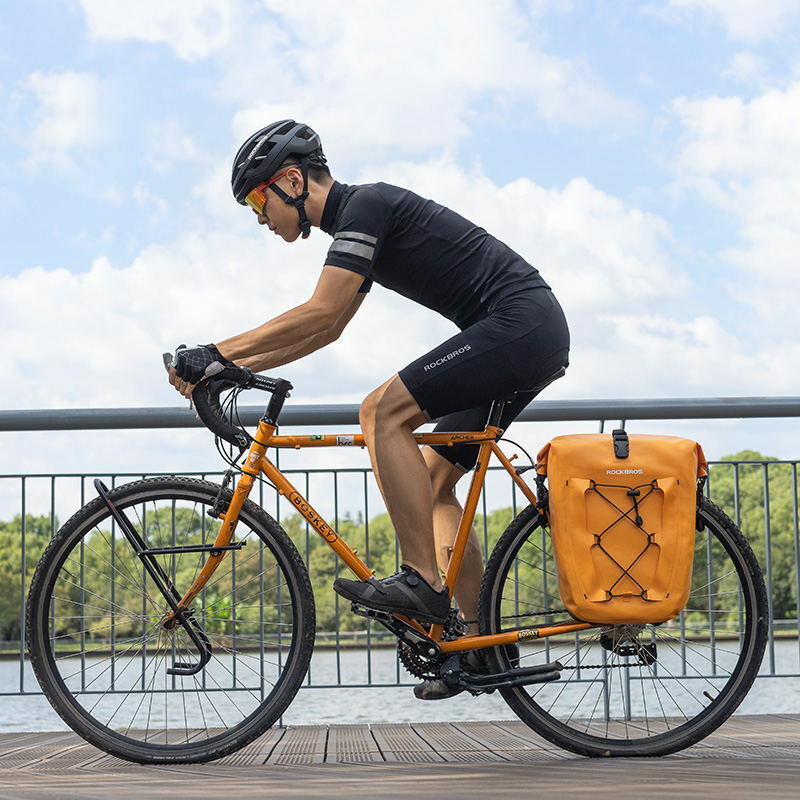 ROCKBROS bolsa porta-malas à prova d'água panniers bolsa de bicicleta 25L 5 cores