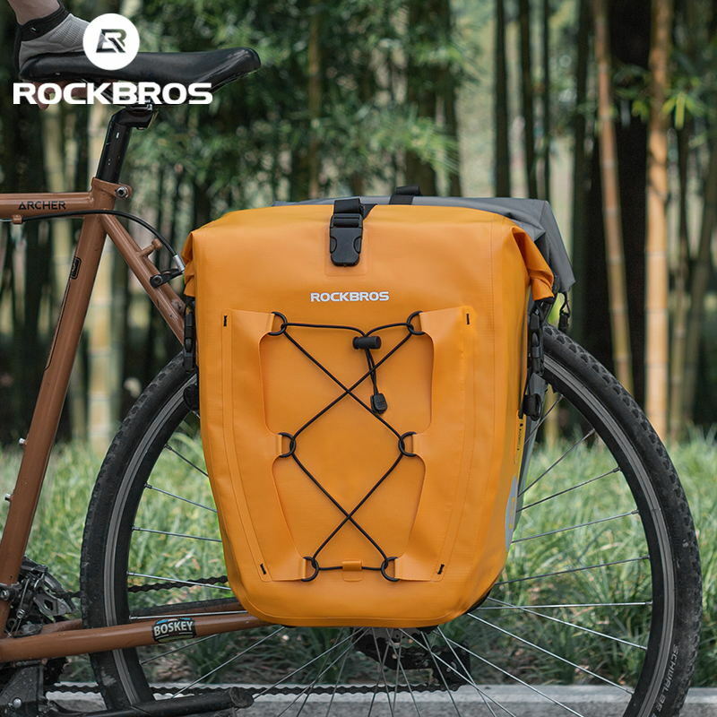 ROCKBROS bolsa porta-malas à prova d'água panniers bolsa de bicicleta 25L 5 cores