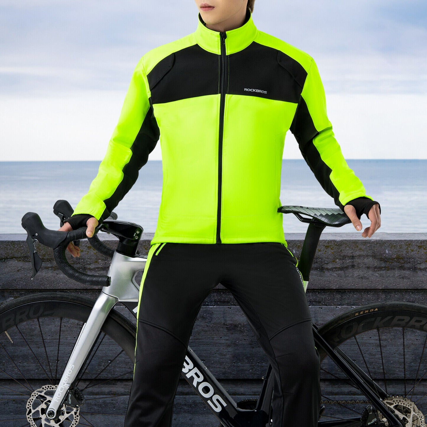 ROCKBROS roupas de ciclismo jaqueta corta-vento à prova de vento M-4XL