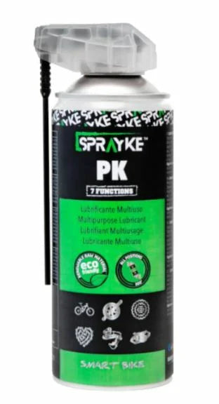 SPRAYKE PK lubrificante multiuso para bicicletas 7 funções